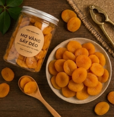 mơ vàng sấy dẻo