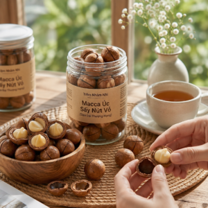 Macca Úc Sấy Nứt Vỏ
