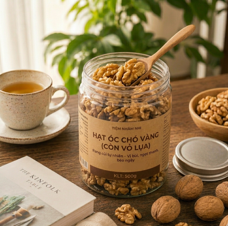 • Hũ thủy tinh cao cấp • Không chất tẩy trắng • Mở nắp ăn trực tiếp